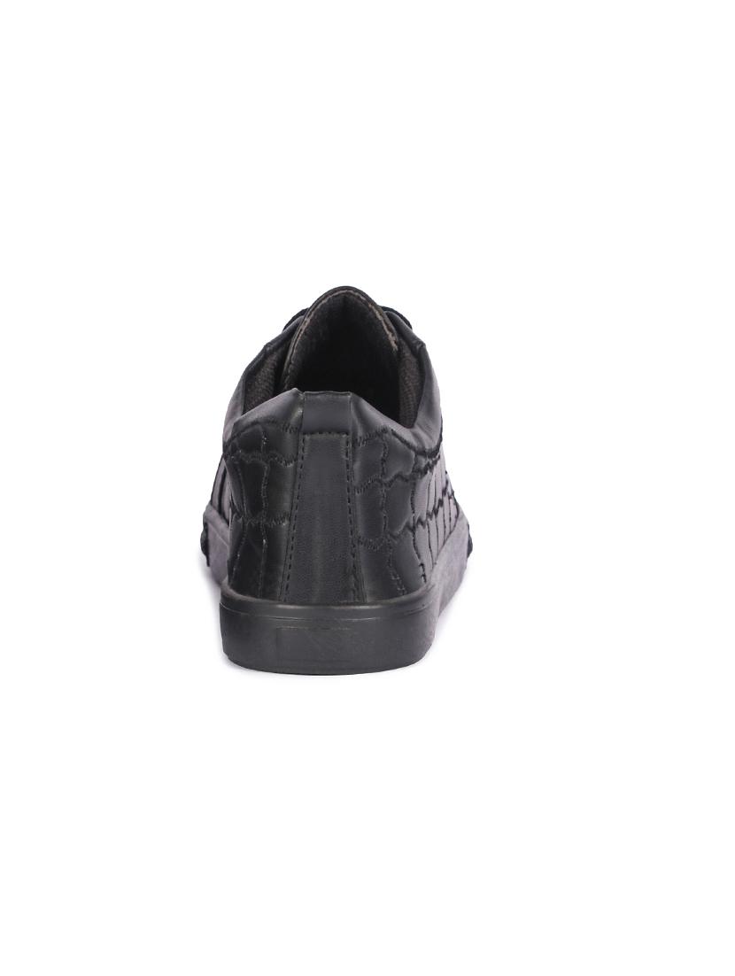 black lace-up sneakers - 17086503 - Standard Image - 2
