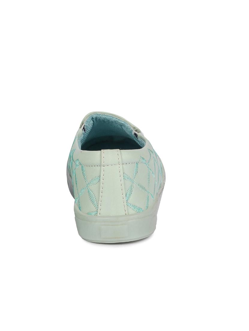turquoise slip on casual shoes - 17086510 - Standard Image - 2