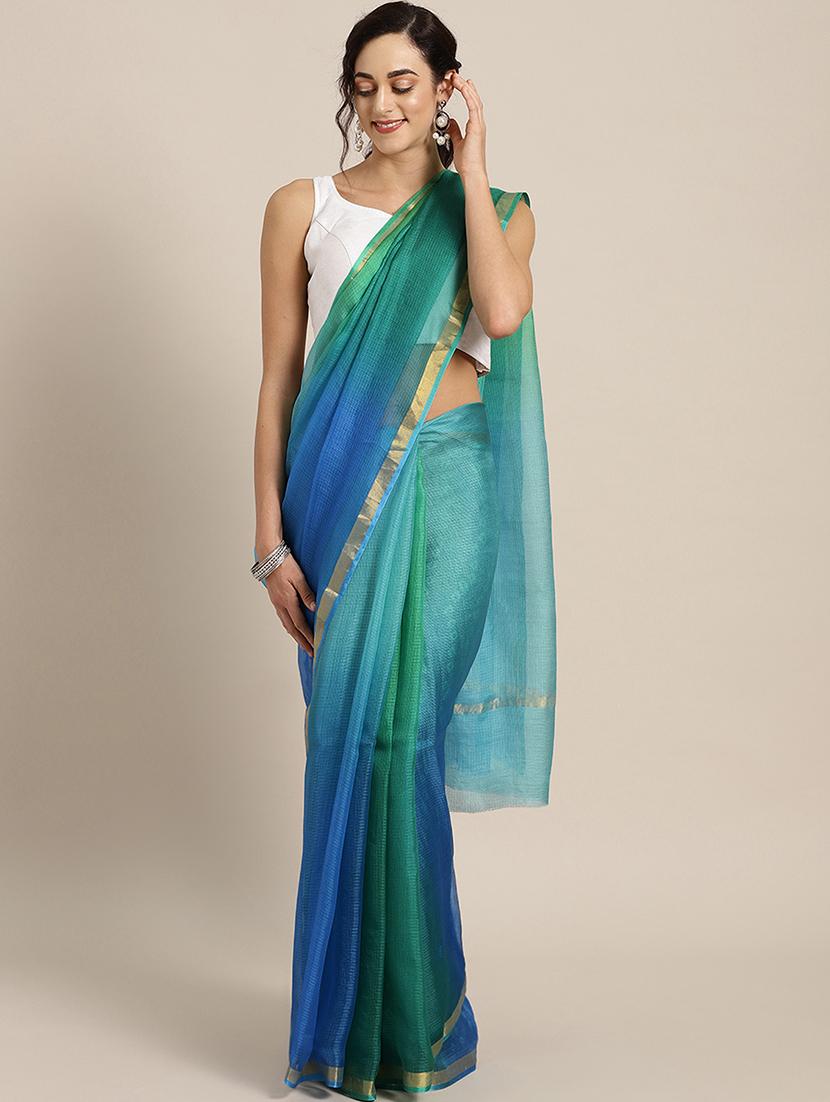 solid plain saree