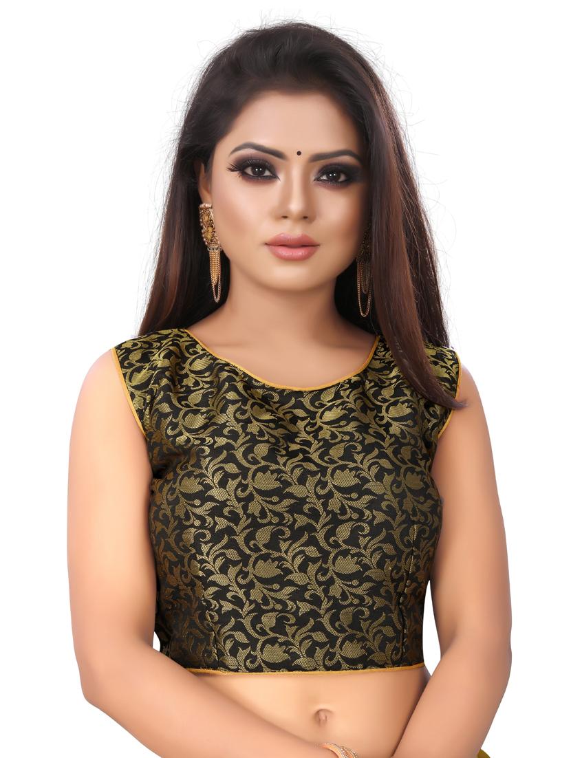 solid plain saree with blouse - 17089005 -  Standard Image - 2