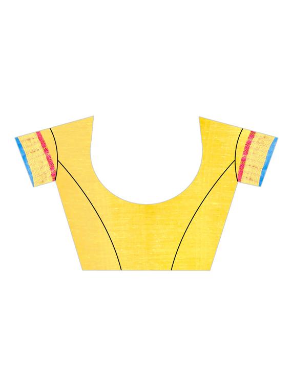 bordered kanjivaram saree with blouse - 17089039 - Standard Image - 2