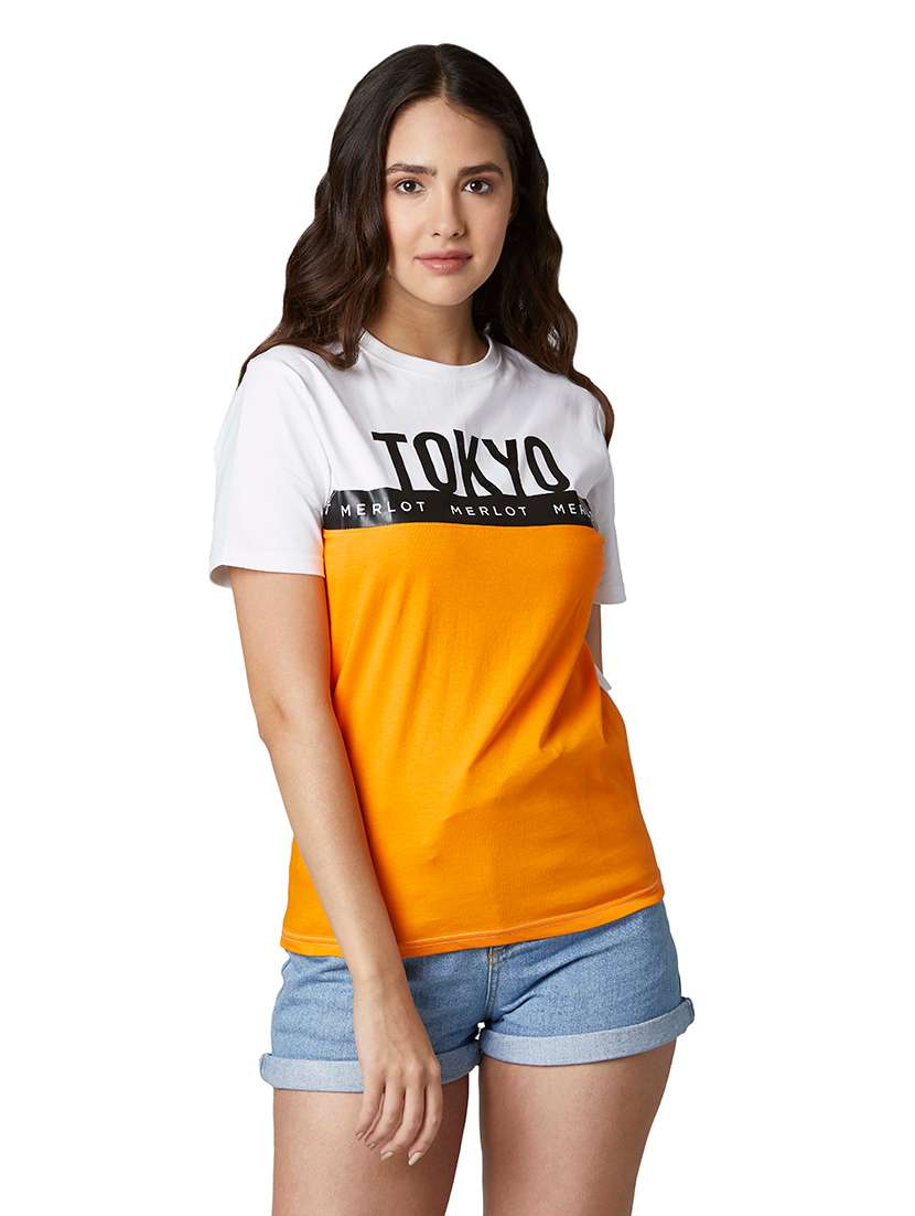 round neck graphic tee 