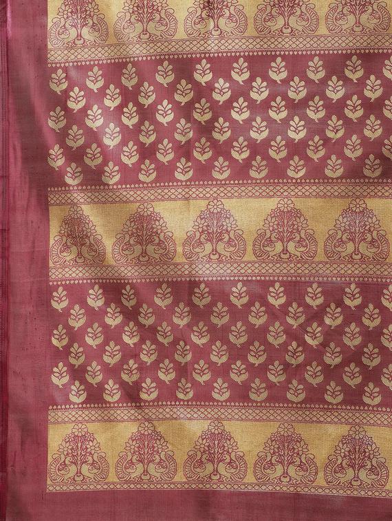 conversational bhagalpuri saree with blouse - 17089739 - Standard Image - 2