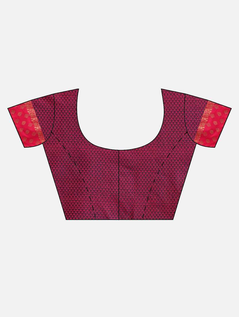 bordered jamdani saree with blouse - 17089989 -  Standard Image - 2