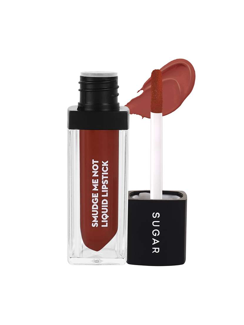 sugar smudge me not liquid lipstick - 49 nude mood (brown nude with pink undertone)
