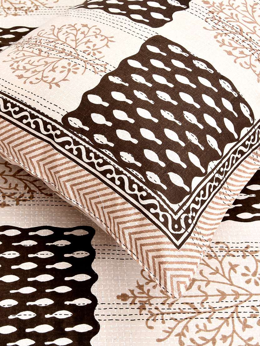   super king size double bedsheet with 2 pillow covers   - 17095994 -  Standard Image - 2