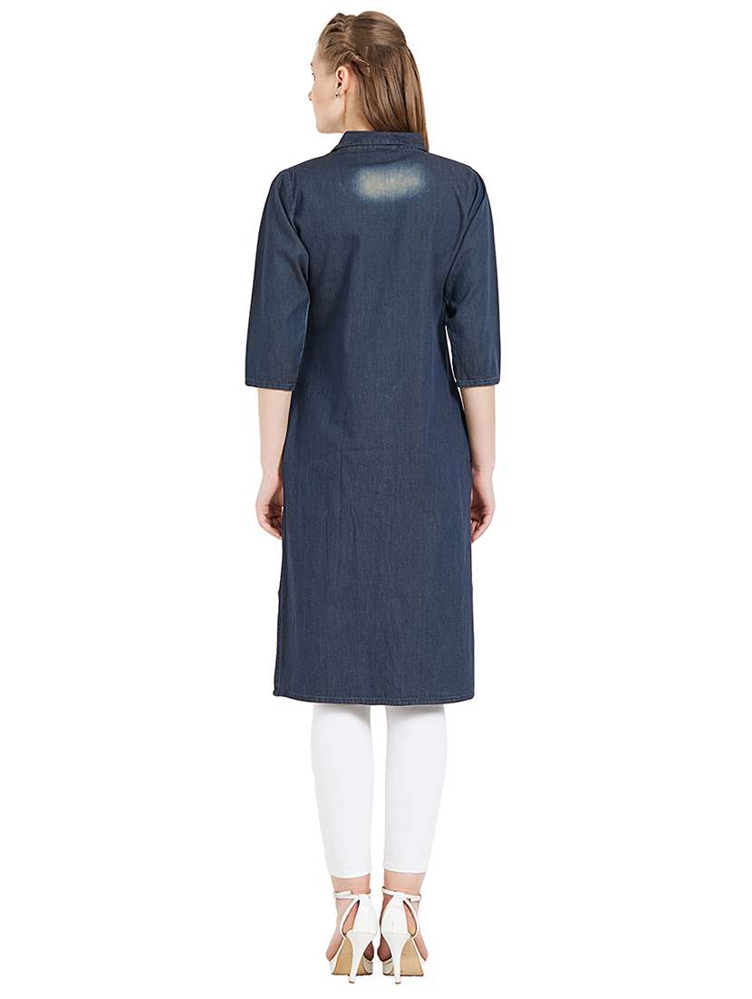 women's straight kurta - 17097777 -  Standard Image - 2