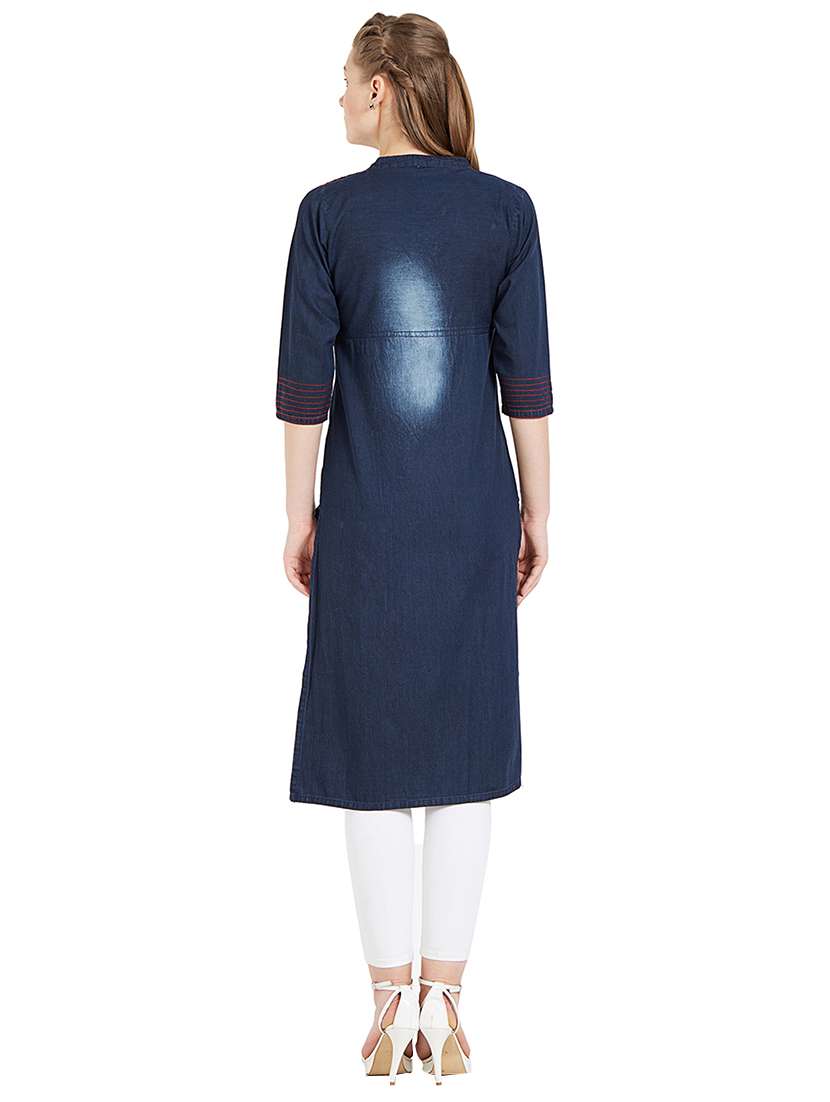women's straight kurta - 17097778 -  Standard Image - 2