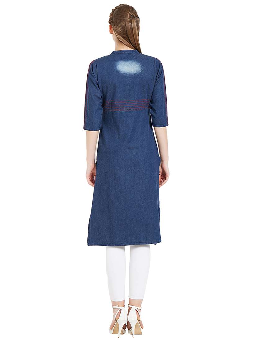 women's straight kurta - 17097781 -  Standard Image - 2