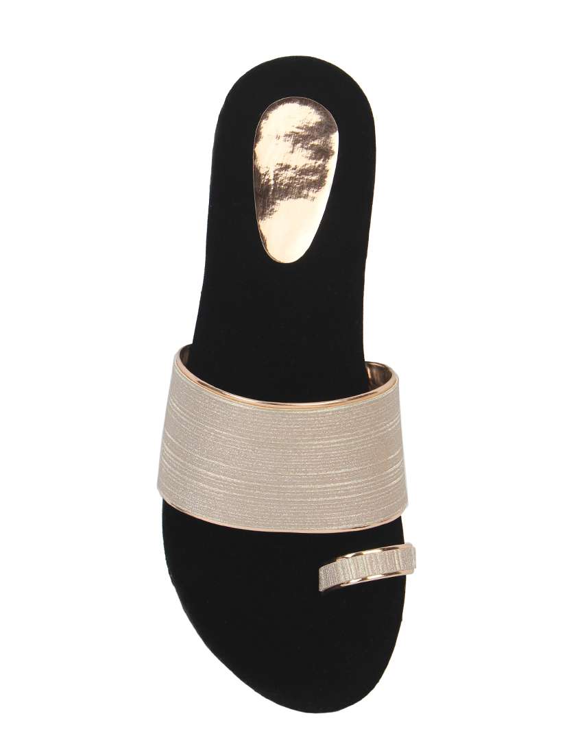 gold one toe sandals - 17097930 -  Standard Image - 2