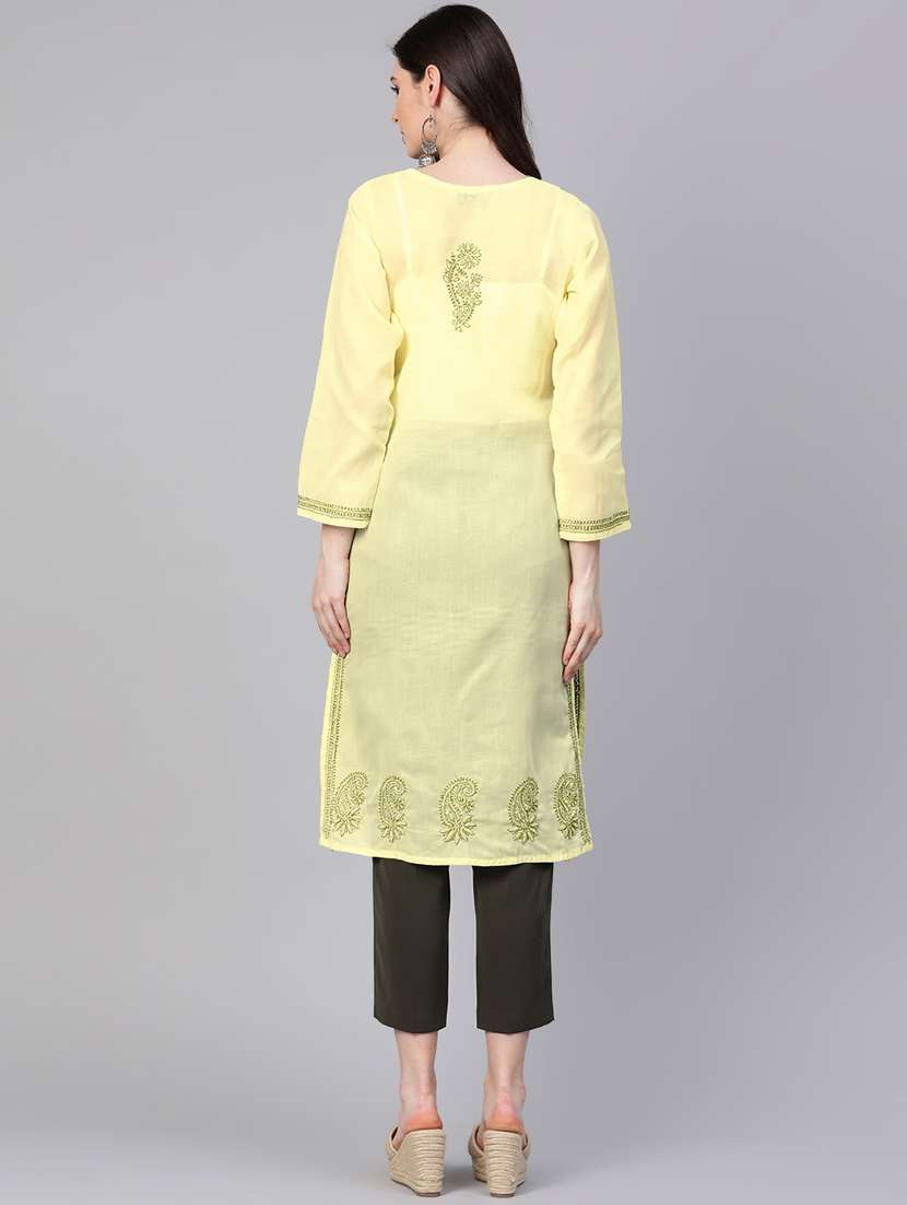 women's straight kurta - 17098981 -  Standard Image - 2