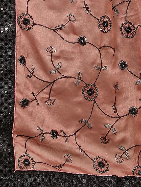 bordered embroidered saree with blouse - 17100498 - Standard Image - 2