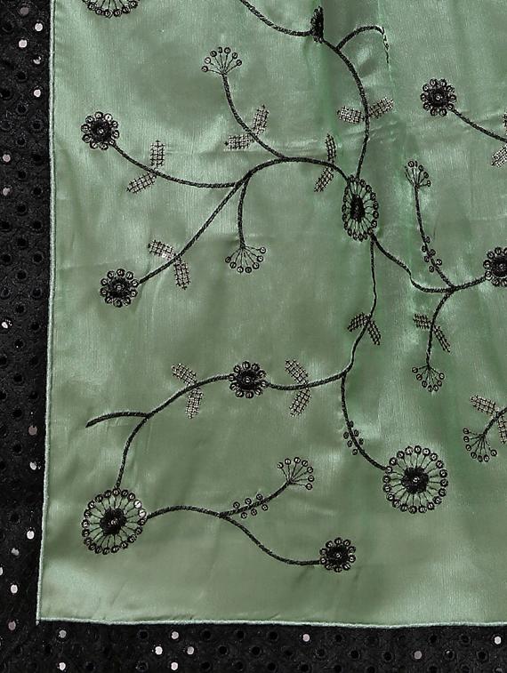 bordered embroidered saree with blouse - 17100502 - Standard Image - 2