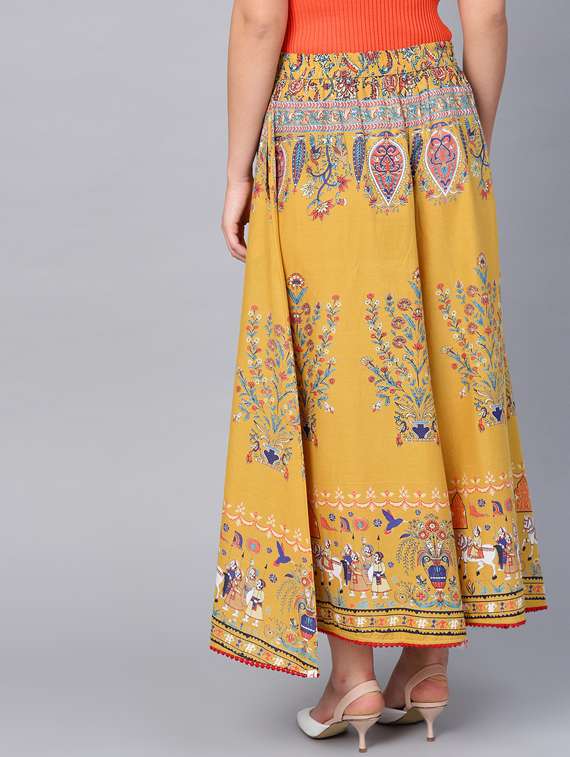 printed flared palazzo - 17101835 -  Standard Image - 2