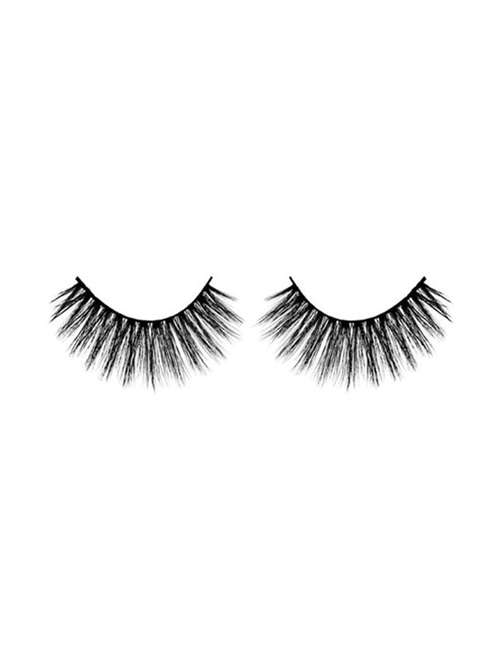 bonjour natural hair false mink fur 3d eyelashes  (1 pair of eyelashes + 1 glue)
