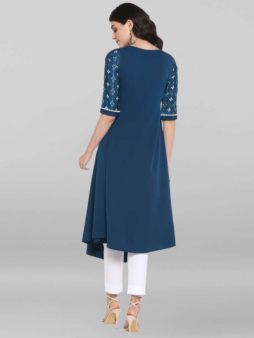 women's asymmetric kurta - 17103712 -  Standard Image - 2