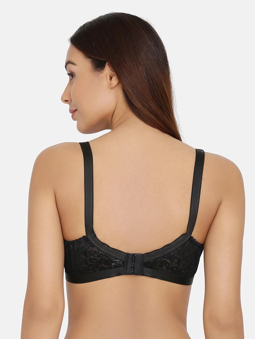 black solid minimizer bra - 17104862 - Standard Image - 2