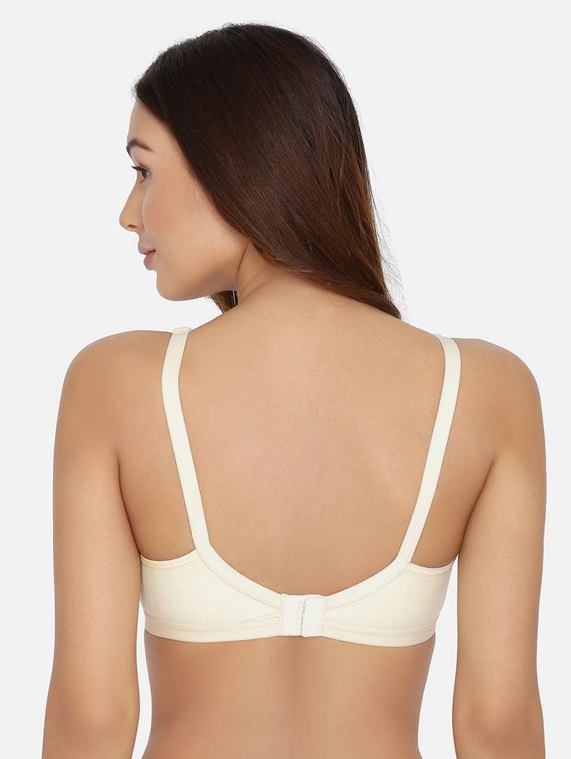 beige solid minimizer bra - 17104868 -  Standard Image - 2
