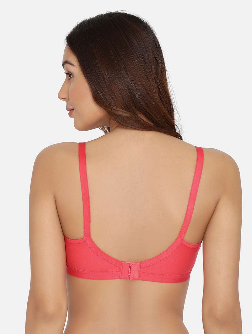 pink solid minimizer bra - 17104877 -  Standard Image - 2