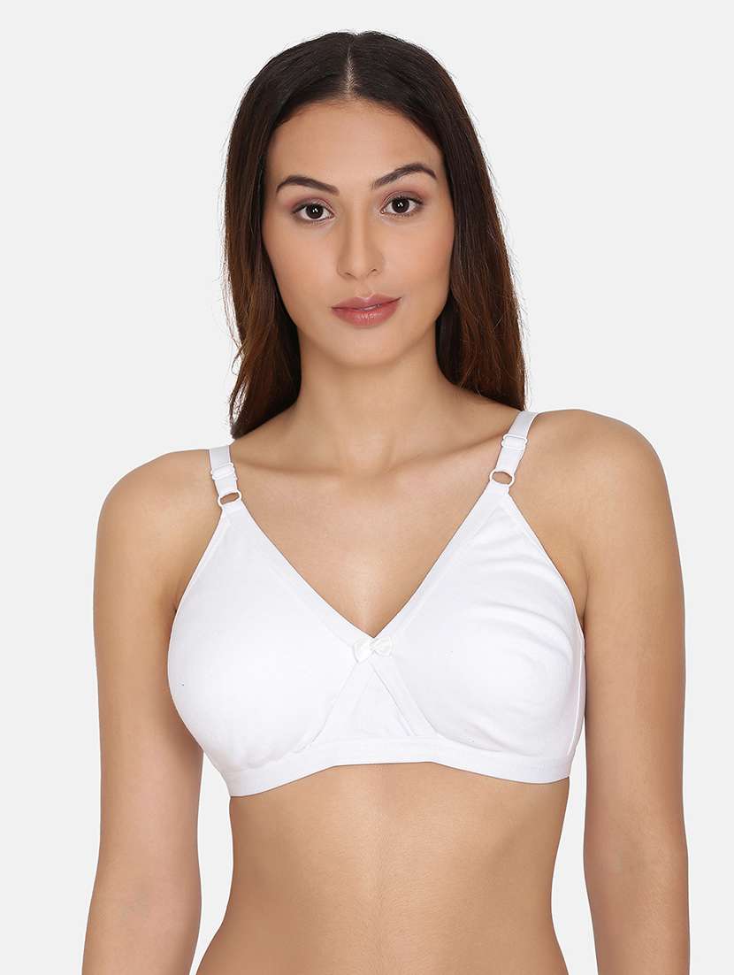white solid minimizer bra