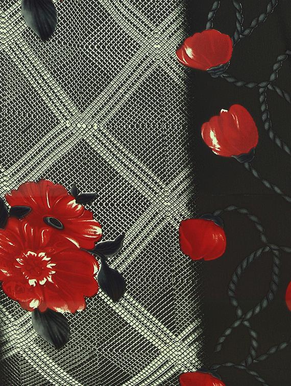 floral printed saree with blouse - 17105196 - Standard Image - 2