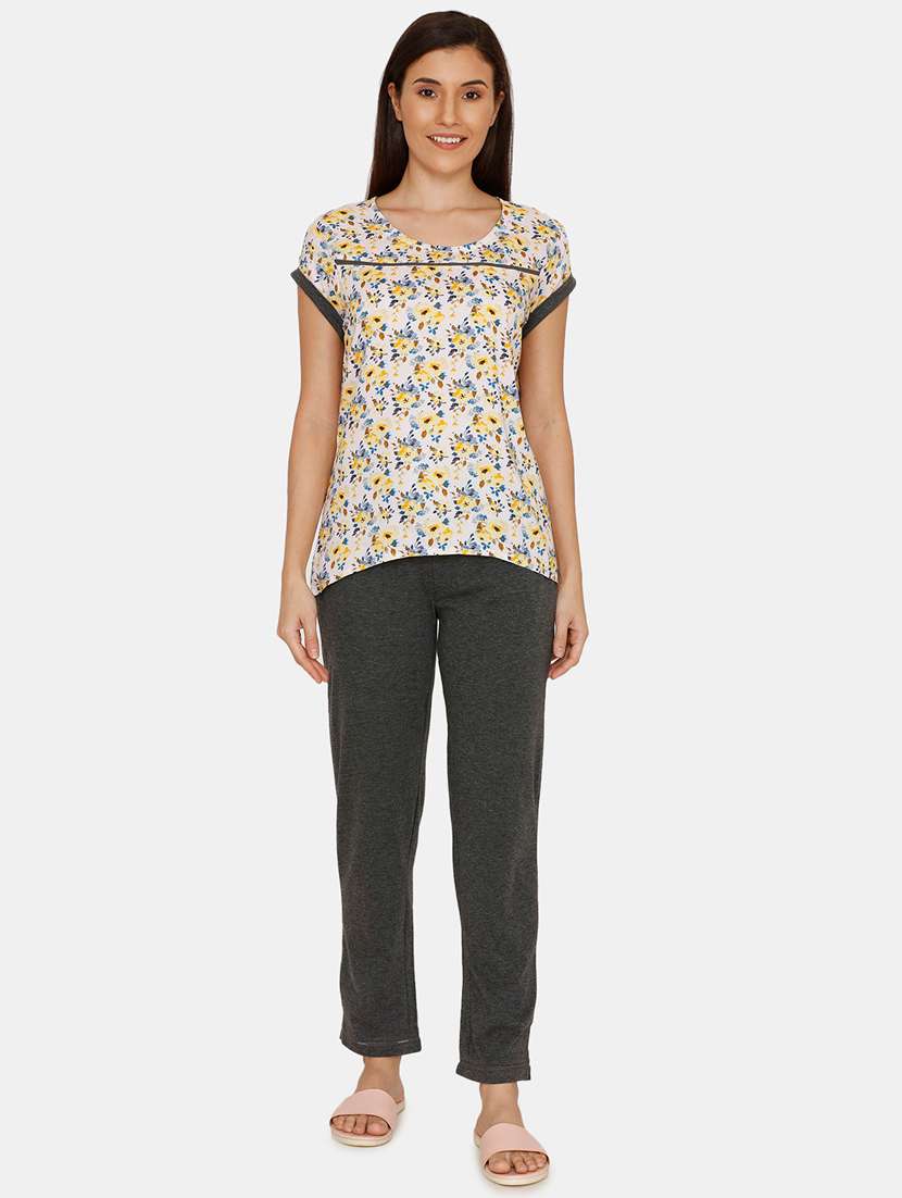 quirky print pajama set