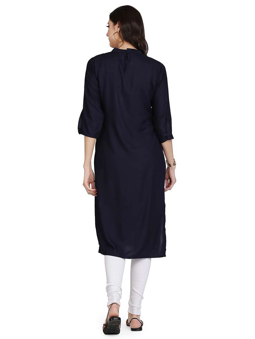 women's straight kurta - 17113560 -  Standard Image - 2