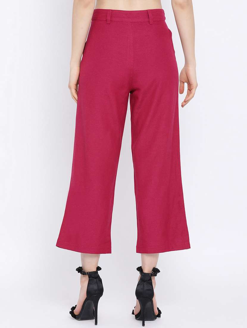 slit pockets flat front trousers  - 17116350 -  Standard Image - 2