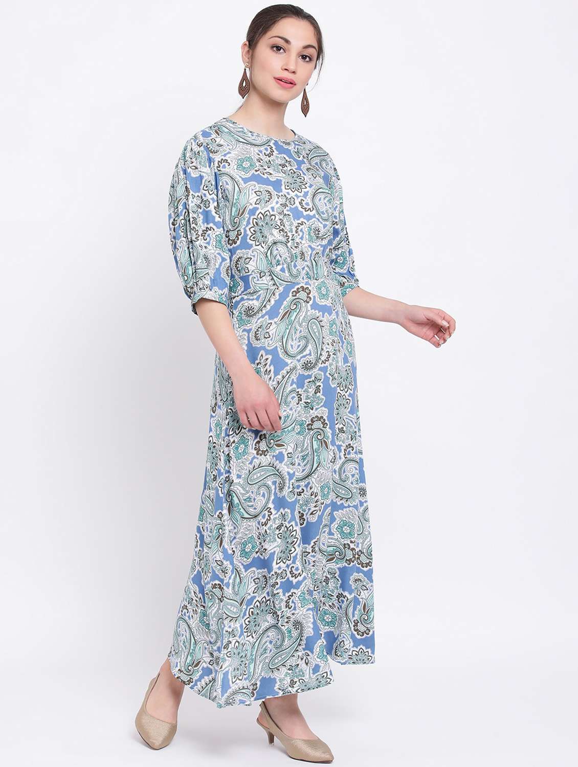 women's paisley dress - 17116370 - Standard Image - 2