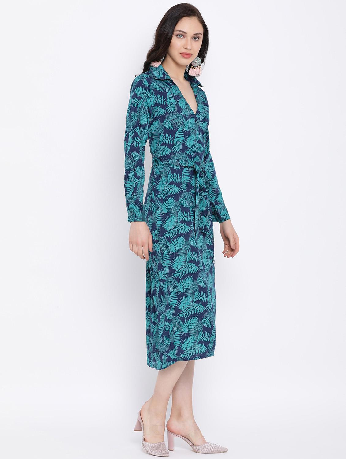 tropical print sheath dress - 17116393 - Standard Image - 2
