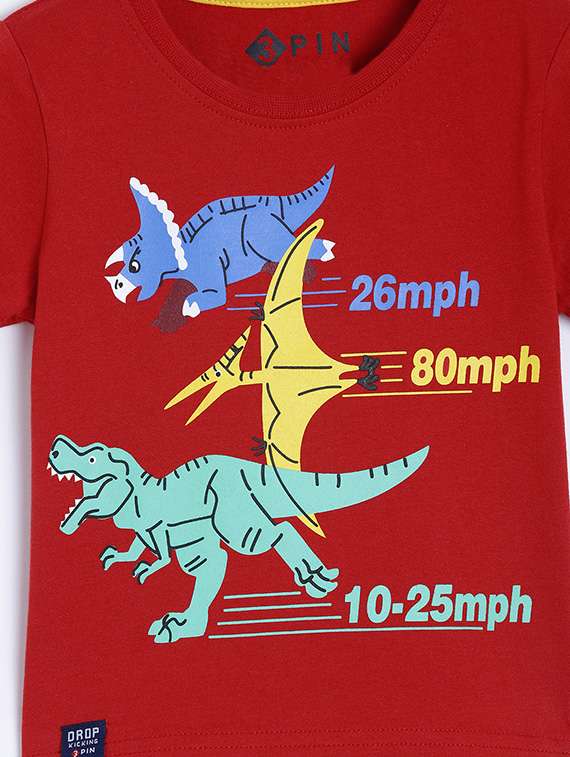red cotton tshirt - 17116778 - Standard Image - 2
