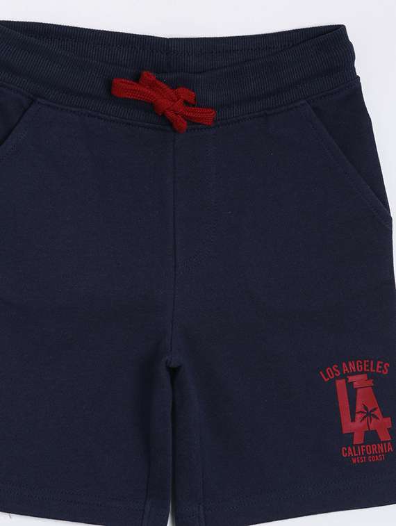 dark blue cotton shorts - 17116897 - Standard Image - 2