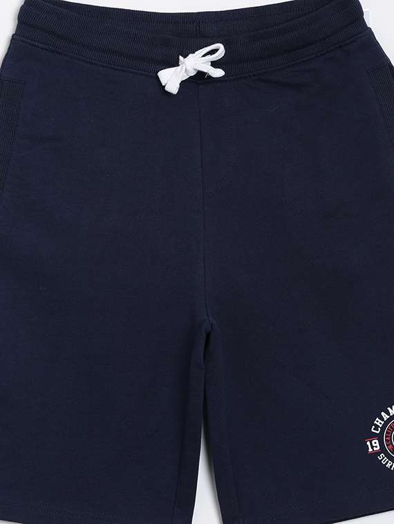 dark blue cotton shorts - 17116905 - Standard Image - 2