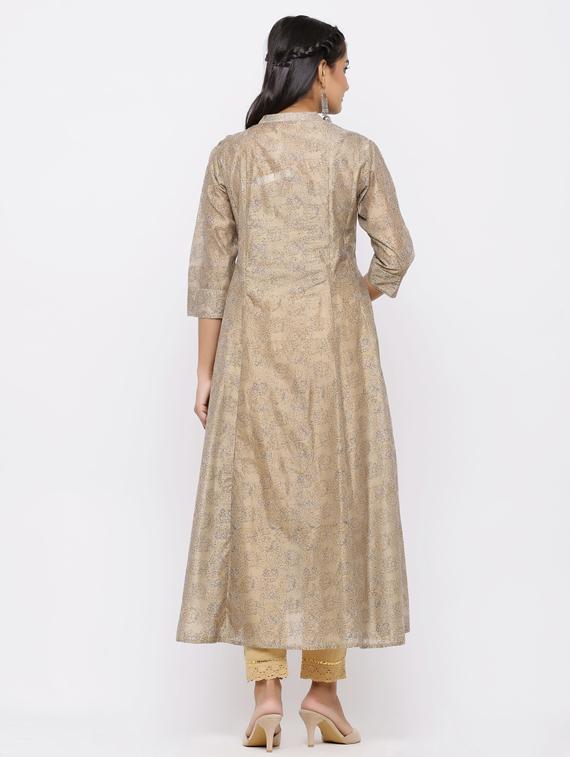 women's front slit kurta - 17123928 - Standard Image - 2
