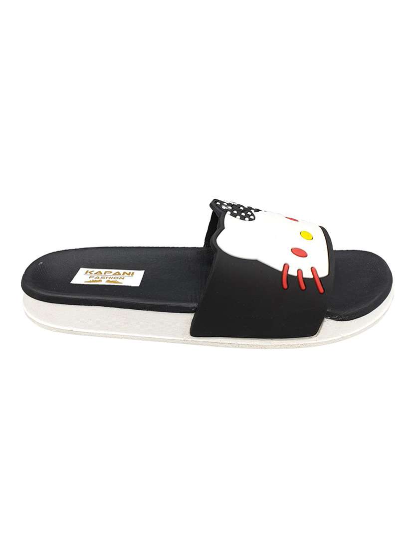 black  slip on flip flop - 17126255 -  Standard Image - 2