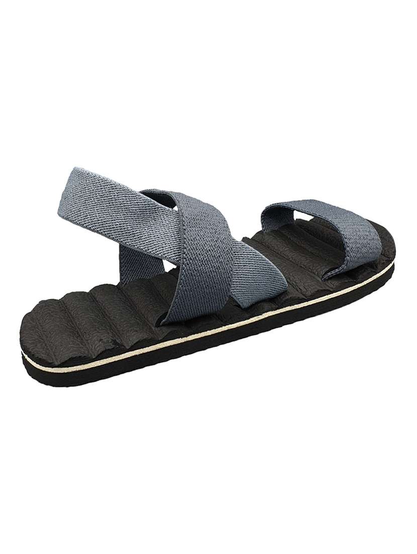 grey rubber slip on sandals - 17126274 - Standard Image - 2