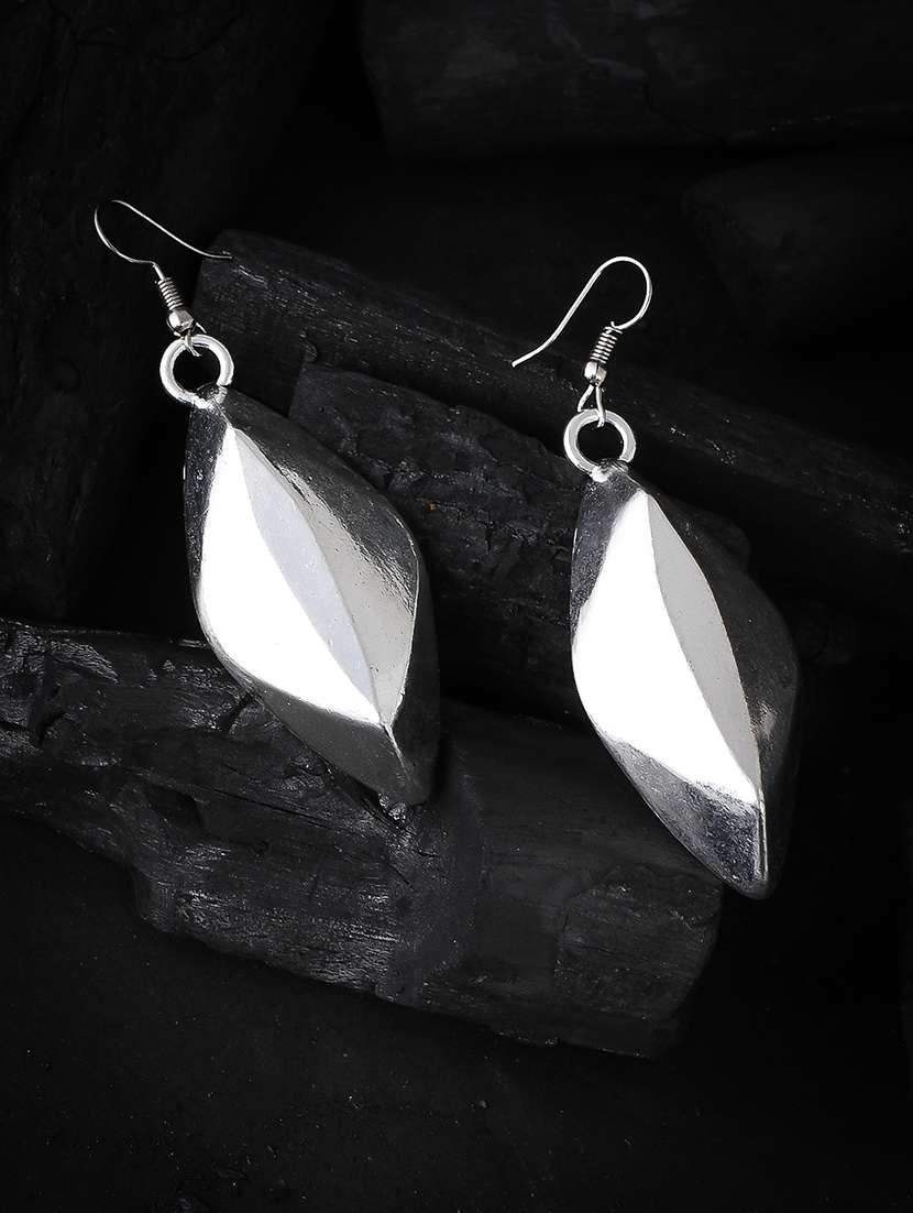 silver tone  silver plated drop earring - 17127001 -  Standard Image - 2
