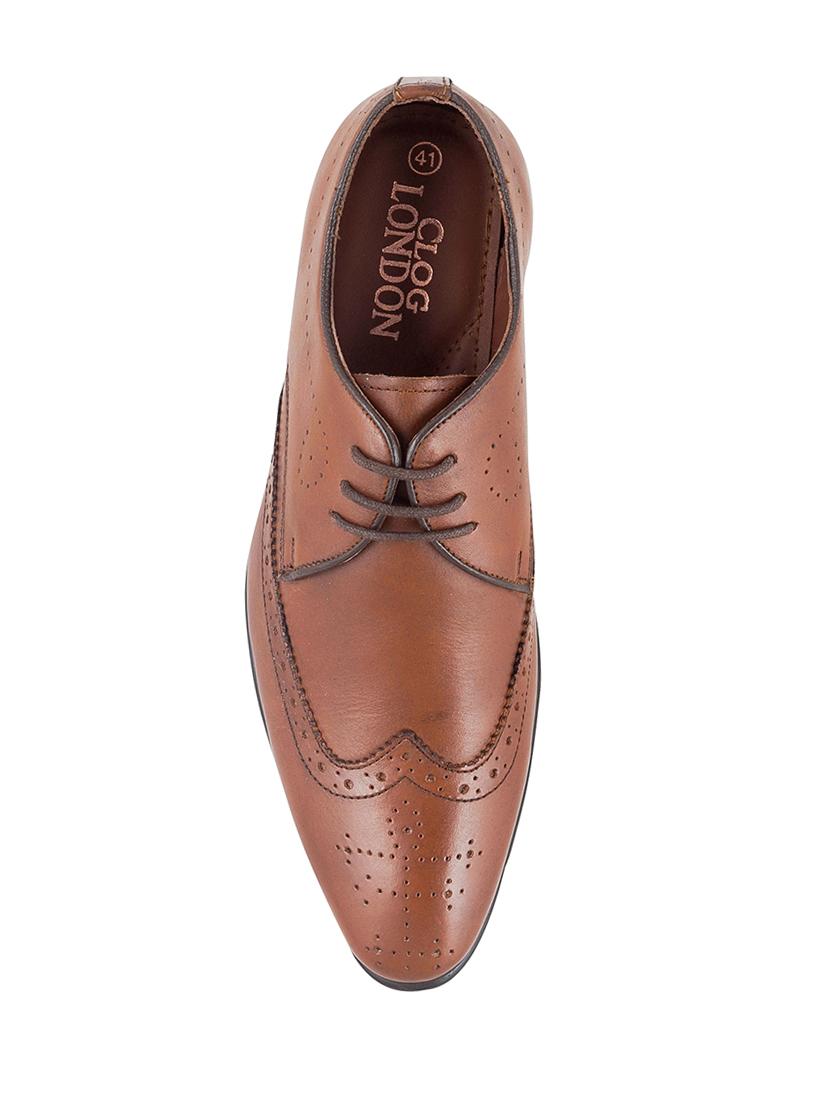 brown lace-up brouges - 17129541 - Standard Image - 2