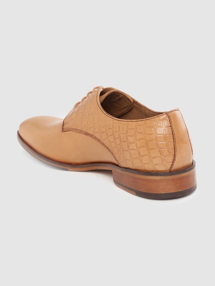 tan lace-up derbys - 17129553 - Standard Image - 2