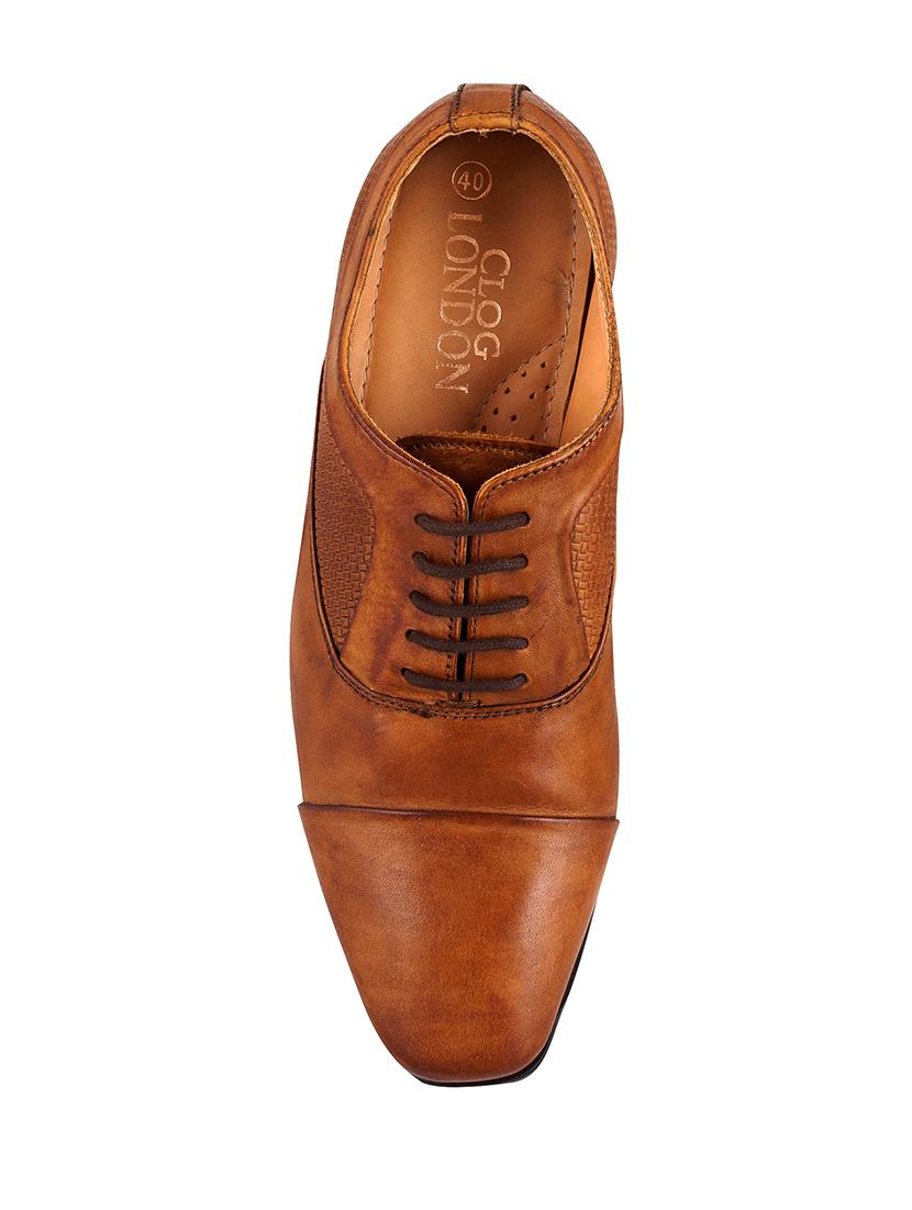 tan lace-up oxfords - 17129558 - Standard Image - 2
