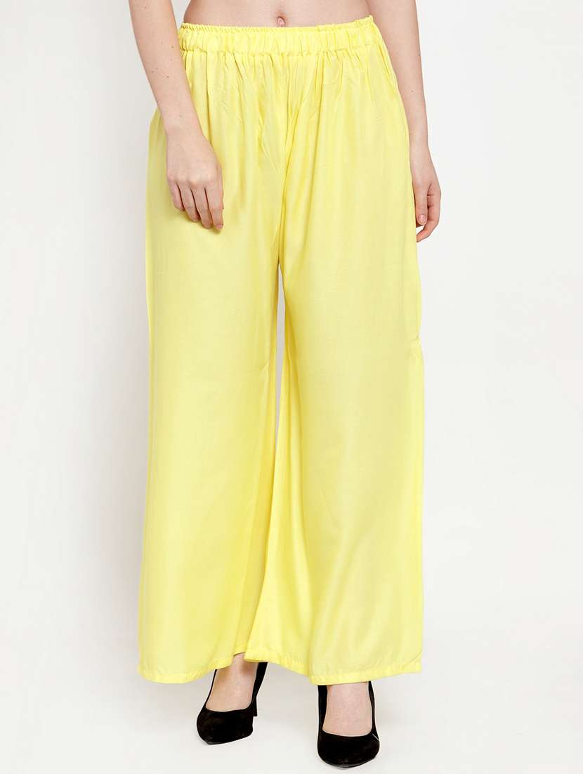 high rise flared palazzo