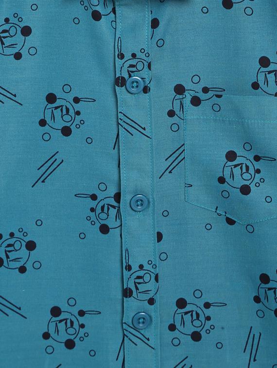light blue cotton shirt - 17129888 - Standard Image - 2