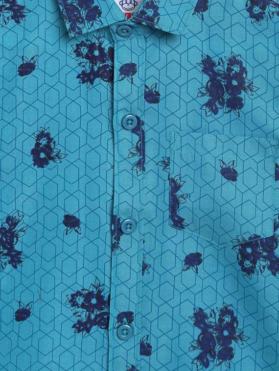 light blue cotton shirt - 17129896 - Standard Image - 2