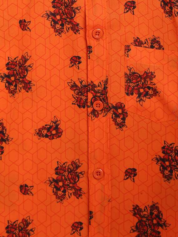 orange cotton shirt - 17129897 -  Standard Image - 2
