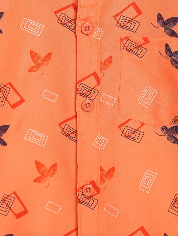 orange cotton shirt - 17129900 - Standard Image - 2