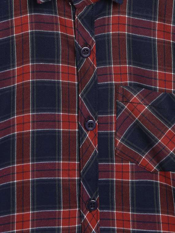 red cotton shirt - 17129911 - Standard Image - 2
