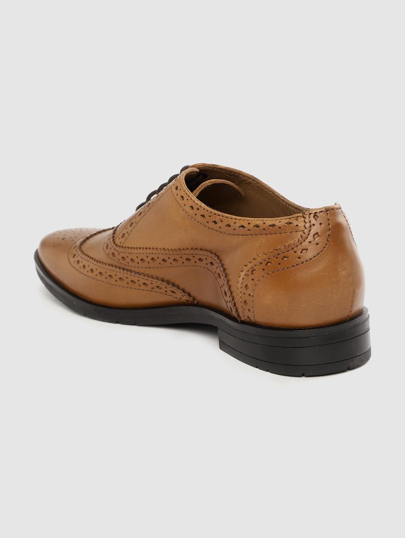 tan lace-up brouges - 17129927 - Standard Image - 2