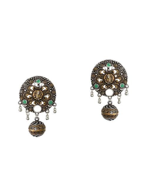 silver  tone silver plated drop earring - 17130276 -  Standard Image - 0