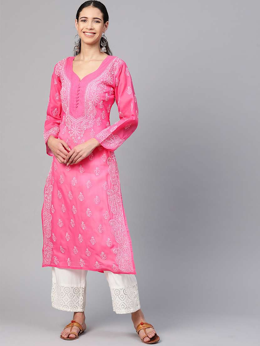 women's straight kurta - 17131349 - Zoom Image - 0