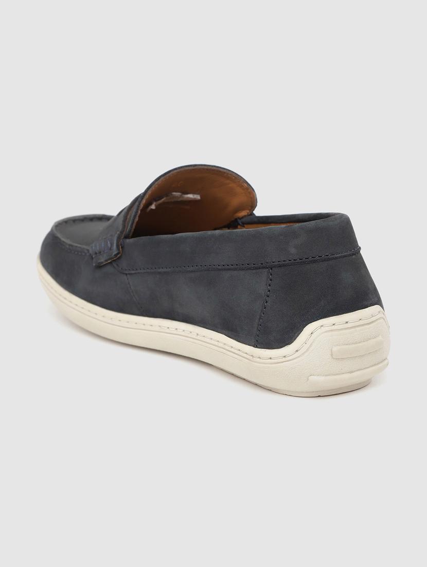 navy slip on loafers - 17134375 - Standard Image - 2